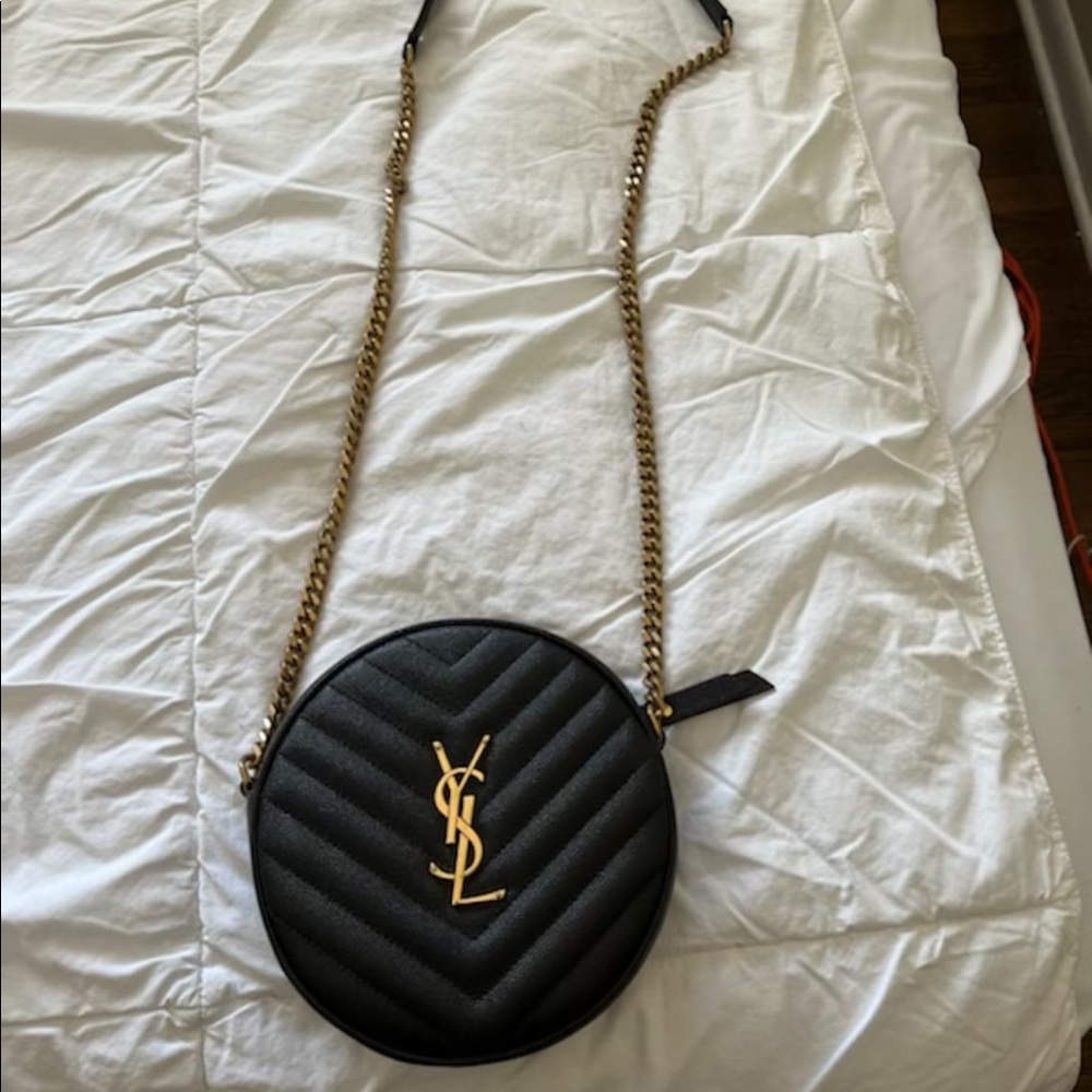 Vinyls matelasse leather crossbody bag - Picture 4 of 4